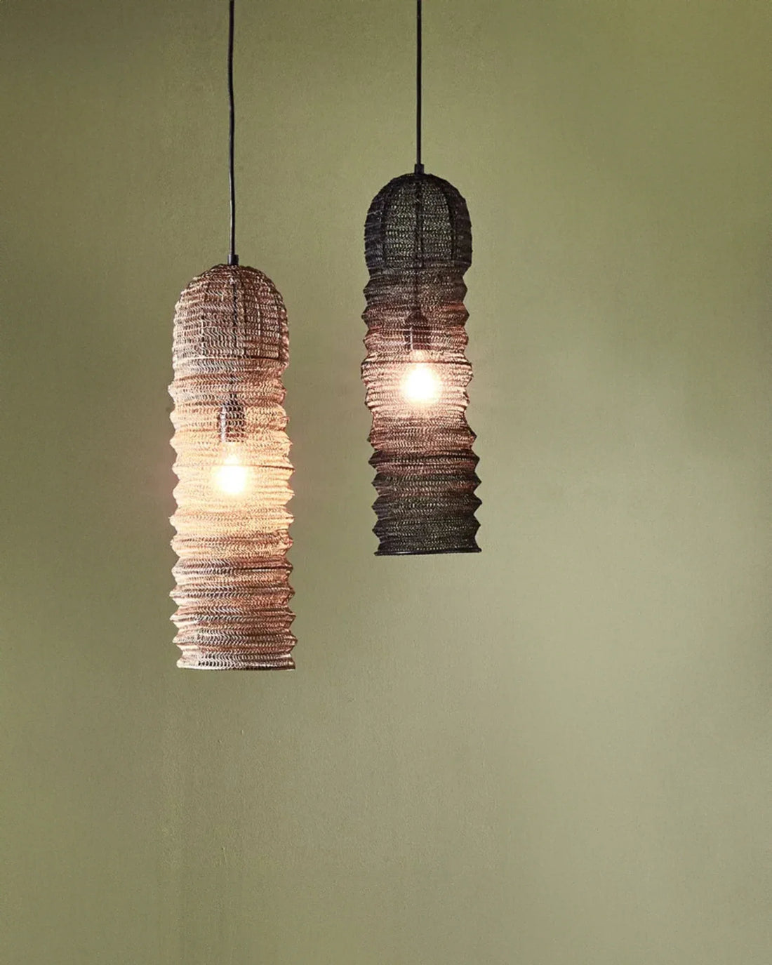 Wire Mesh Ceiling Pendant Light