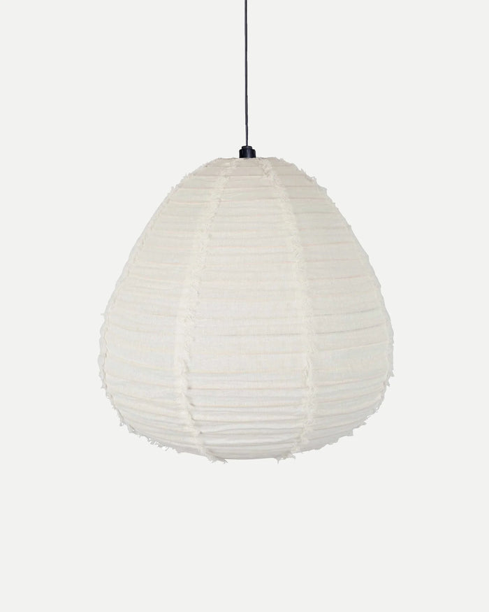 Modern Fine Linen Pendant Light