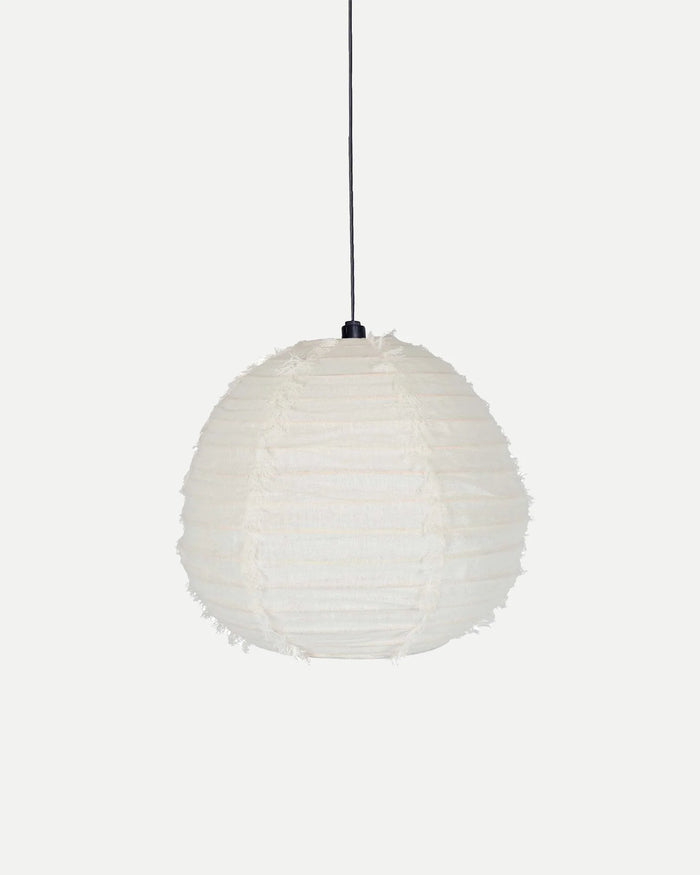 Modern Fine Linen Pendant Light