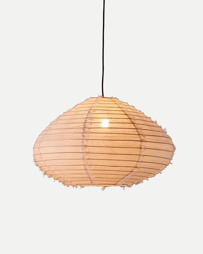 Modern Fine Linen Pendant Light