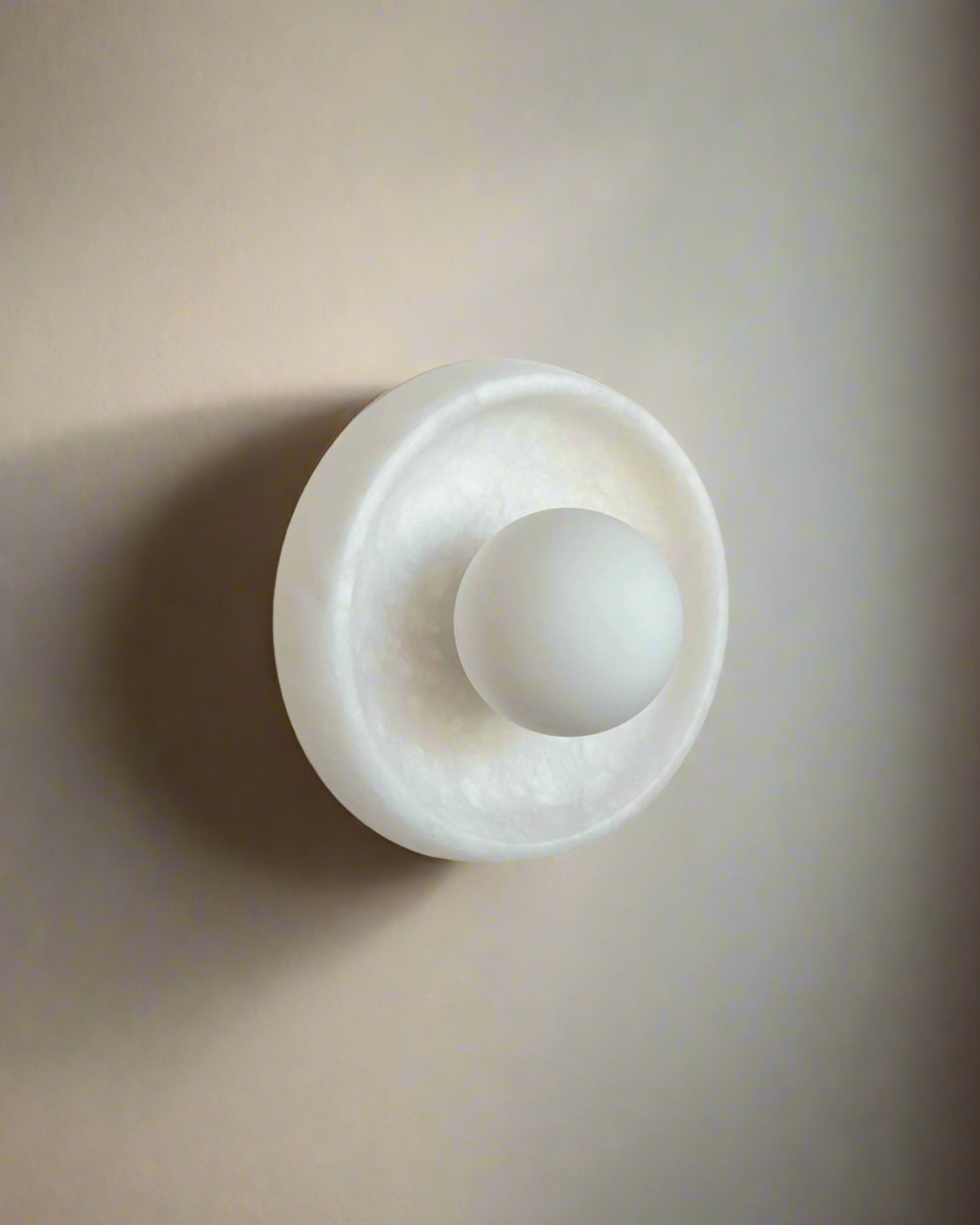 Modern Alabaster Wall Light