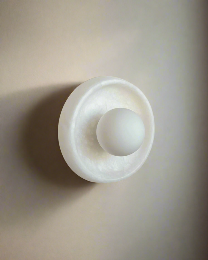 Modern Alabaster Wall Light
