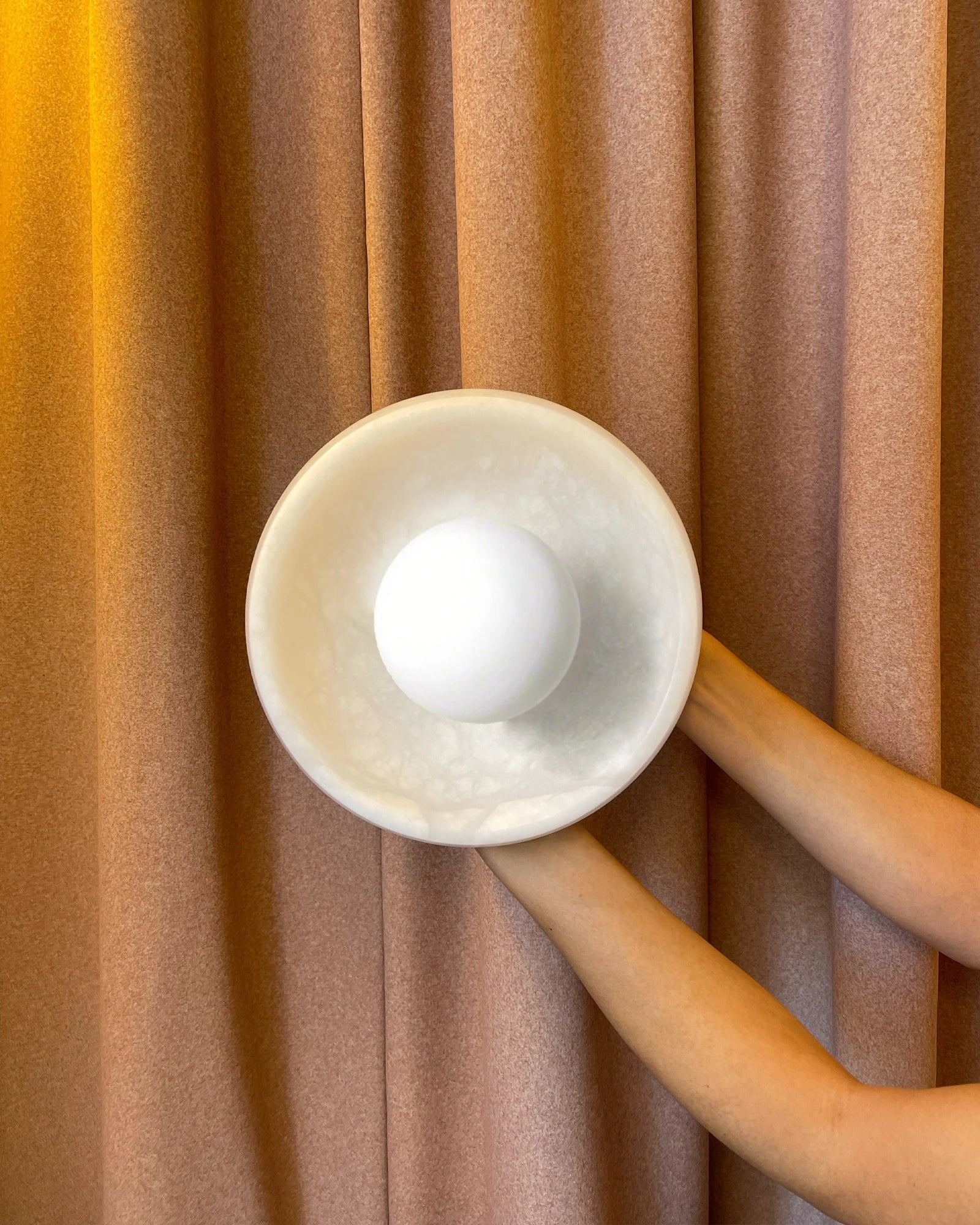 Modern Alabaster Wall Light