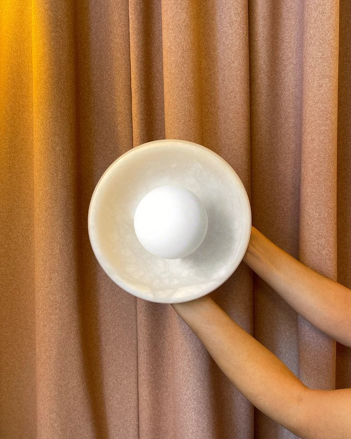 Modern Alabaster Wall Light