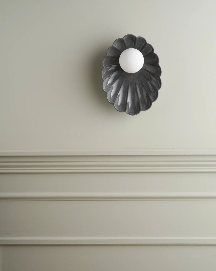 Ceramic Oyster Wall Light