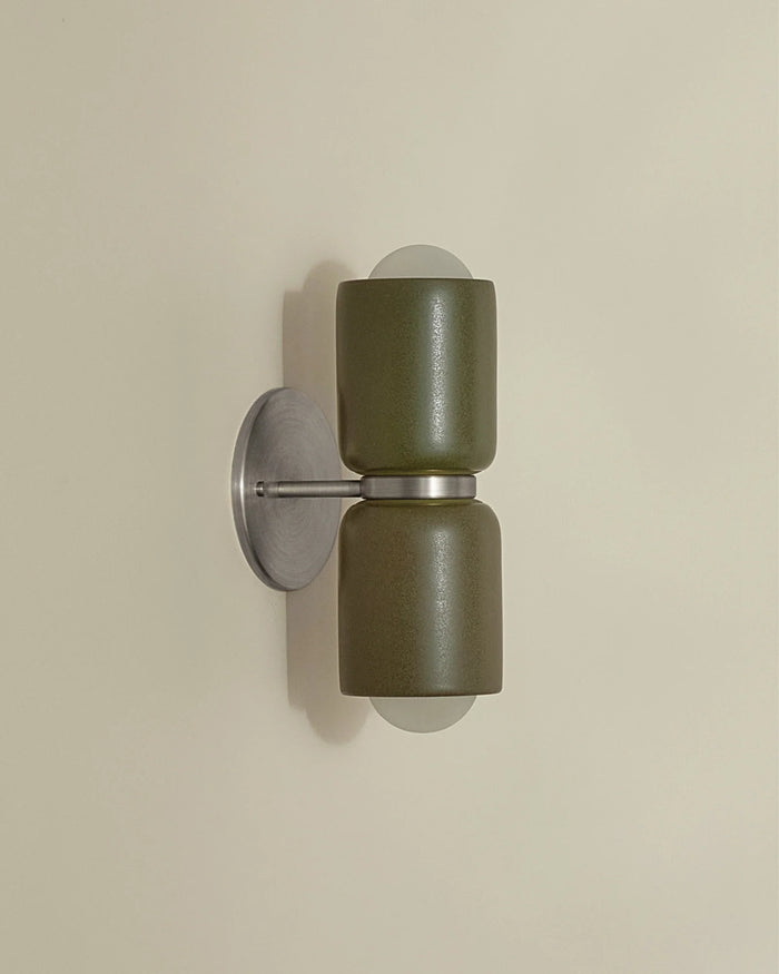 Dual Cylinder Indoor Wall Light