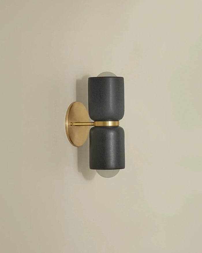 Dual Cylinder Indoor Wall Light