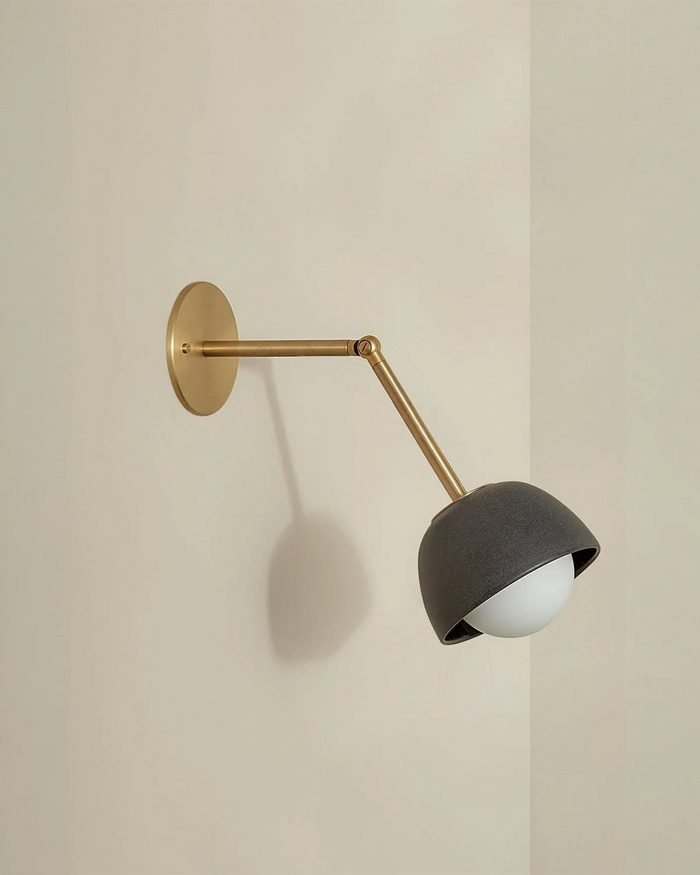 Terra Round Long Arm Wall Light