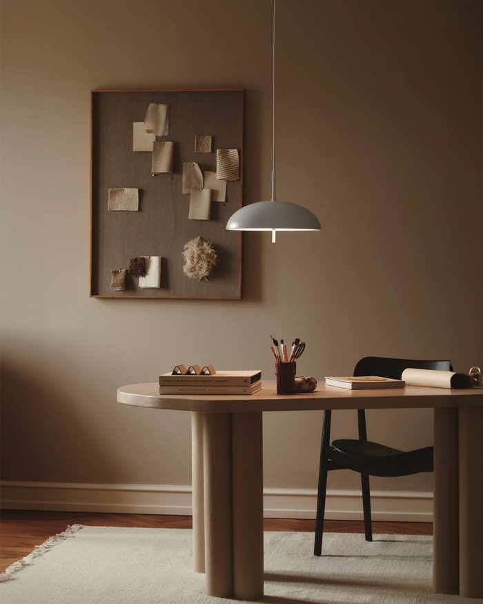 Wide Dome Pendant Light