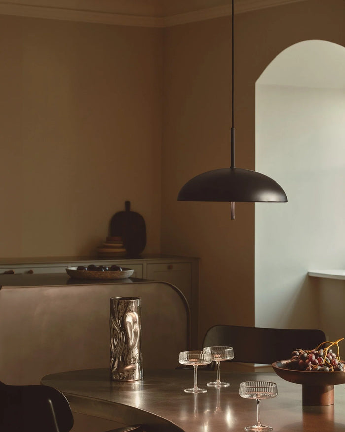 Wide Dome Pendant Light