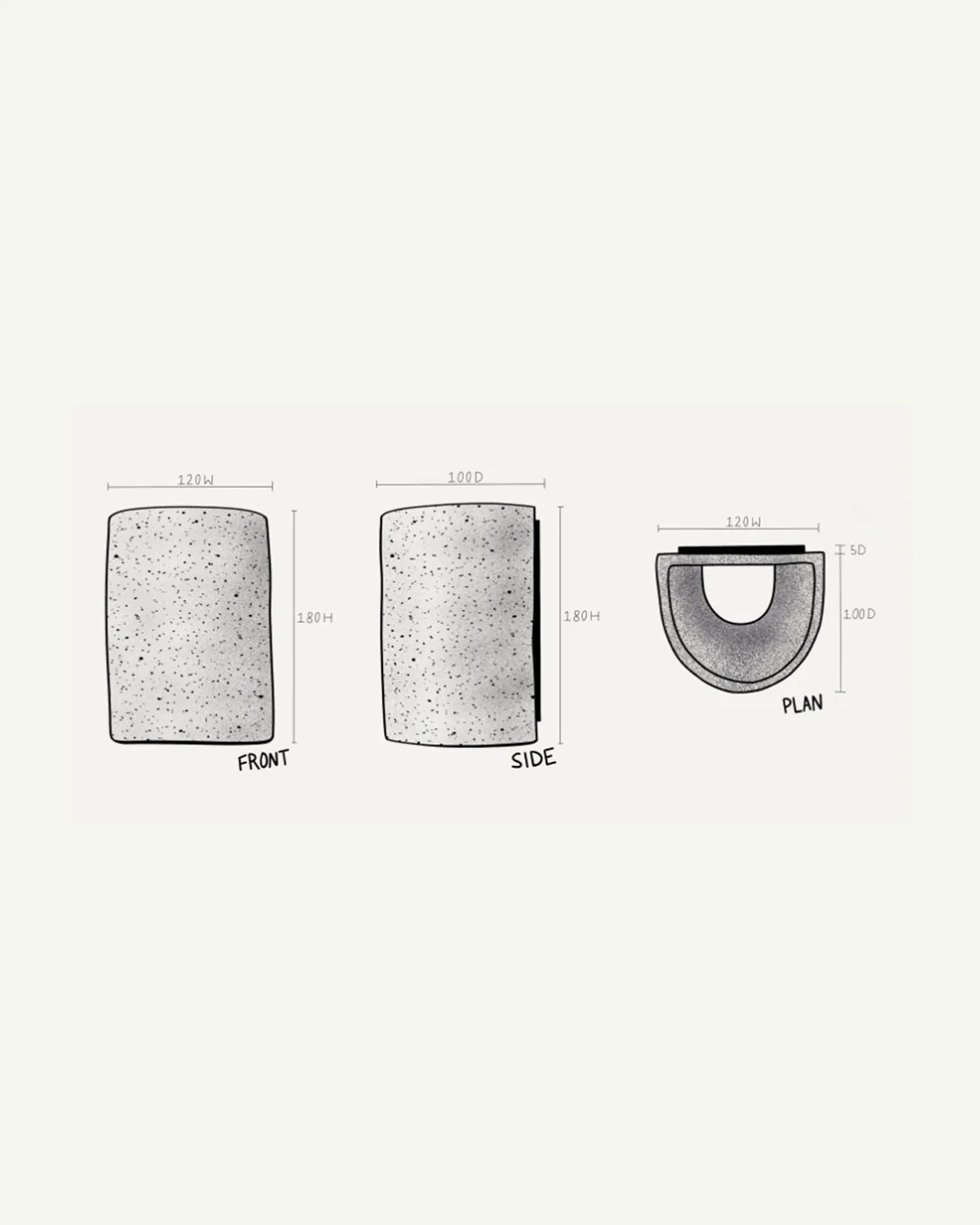 Up Down Ceramic Wall Light