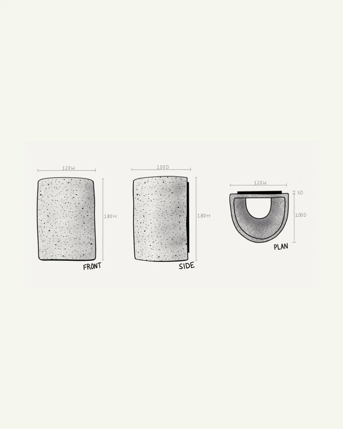 Up Down Ceramic Wall Light