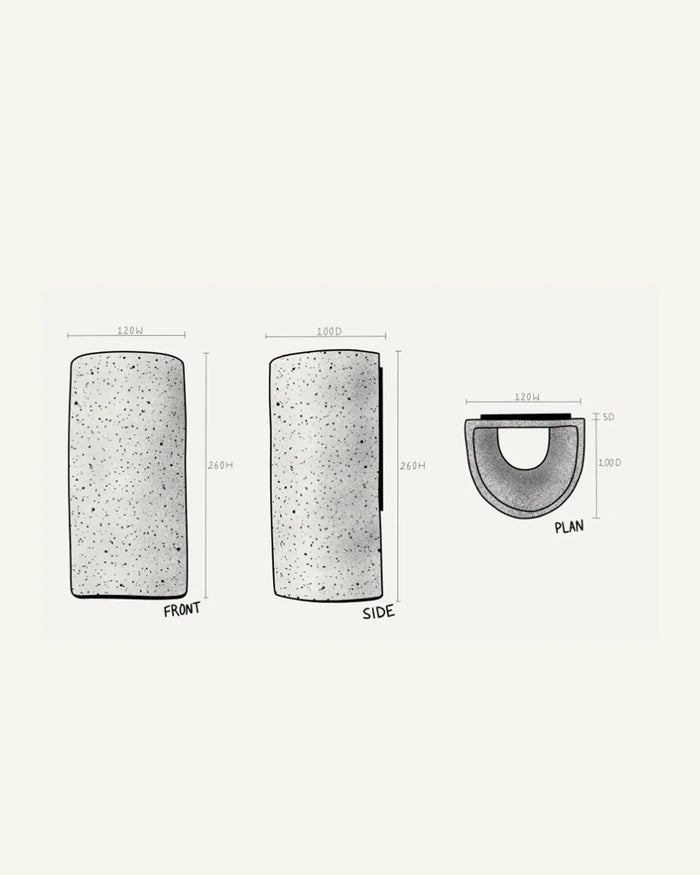 Up Down Ceramic Wall Light