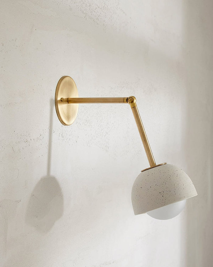 Terra Round Long Arm Wall Light