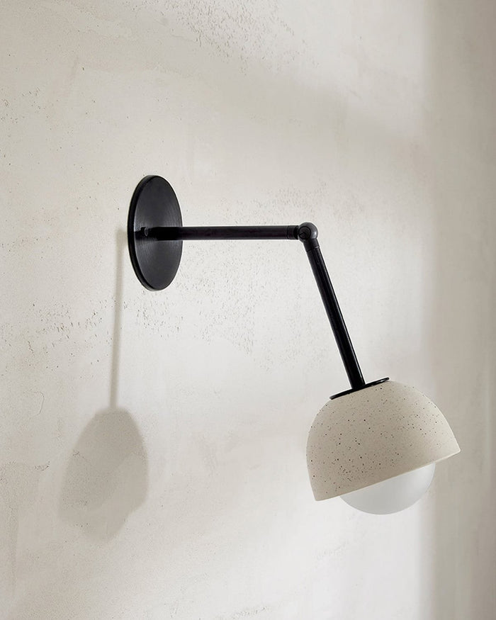 Terra Round Long Arm Wall Light