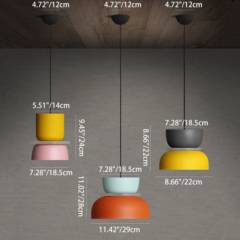 Colourful Nordic Macaron LED Pendant Light