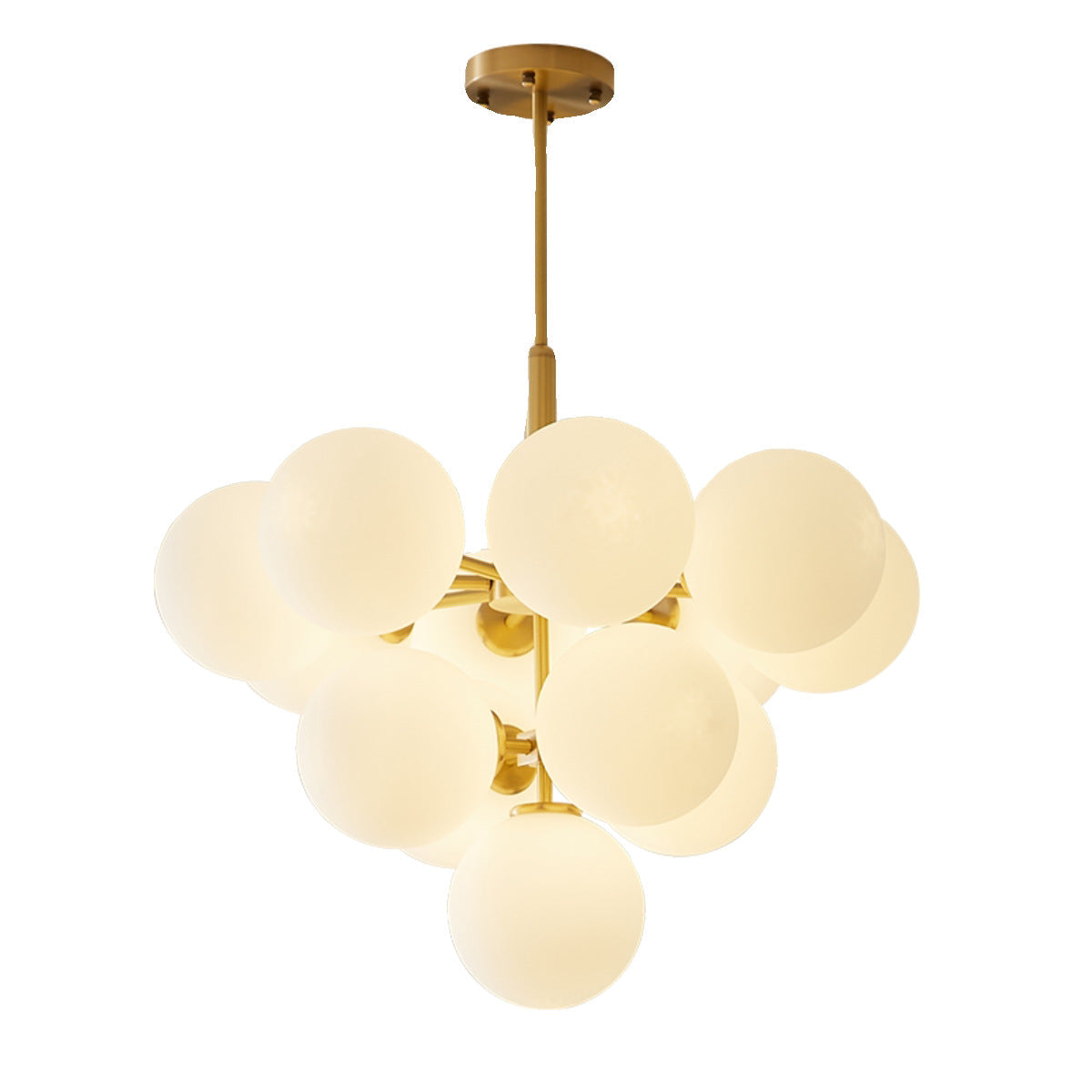 Luminous Ball Chandelier in Nordic Style with Modern Touch