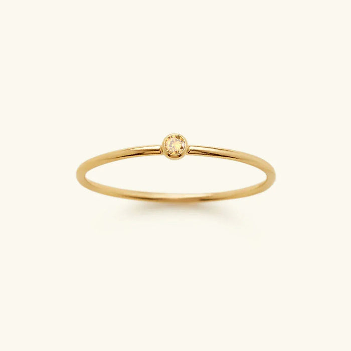 Birthstone Stacker Ring