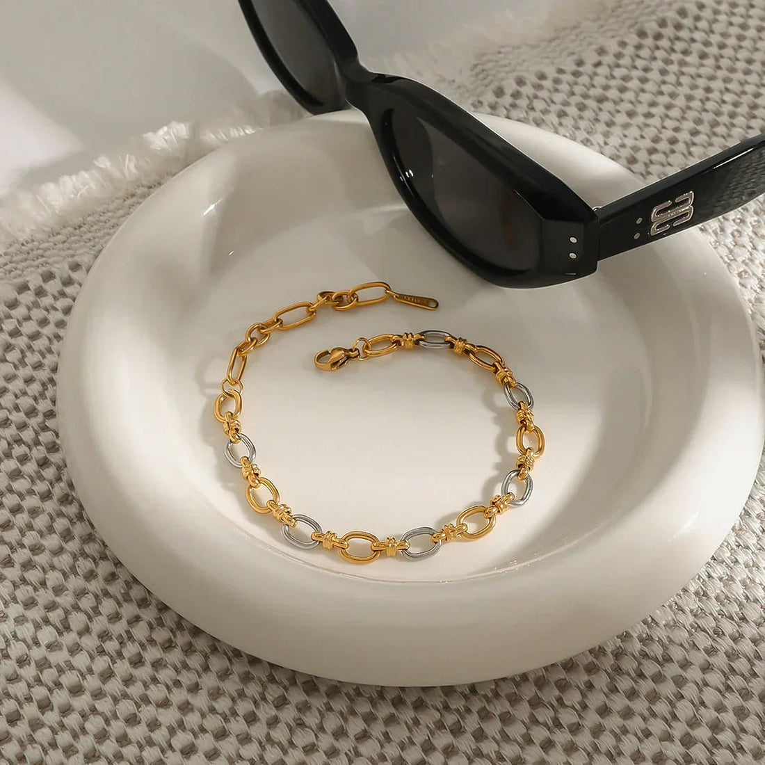 Two Tone Gold Bracelet