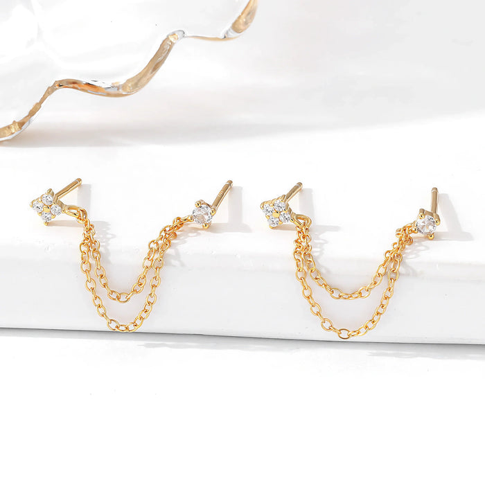 Diamond Chain Stud