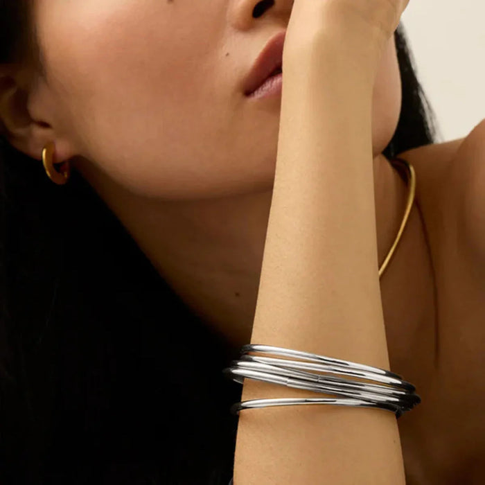 Gold Bangle Set