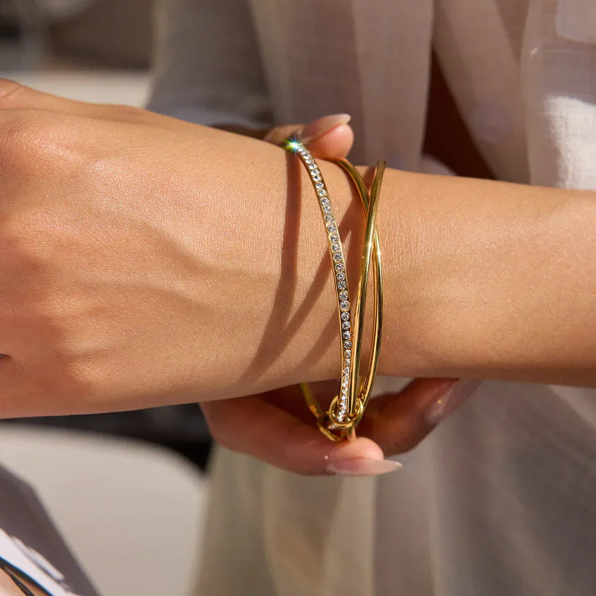 Matilda Stacked Diamond Bracelet