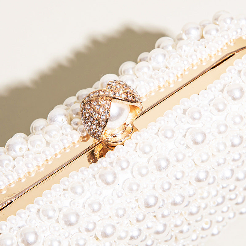 Sylvie | Pearl Clutch Bag-Clutches-Urban Devyne-Urban Devyne