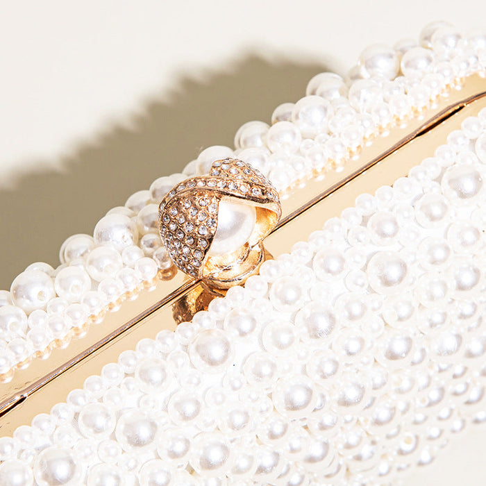 Sylvie | Pearl Clutch Bag-Clutches-Urban Devyne-Urban Devyne