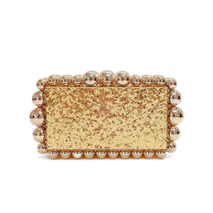 Jenna | Pearl Acrylic Clutch-Clutches-Urban Devyne-Gold-Urban Devyne