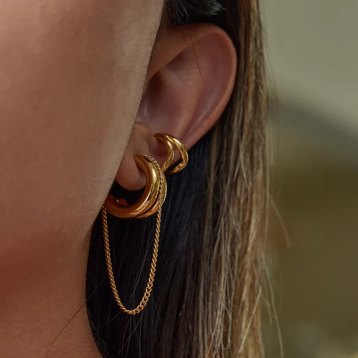 Link Chain Hoops