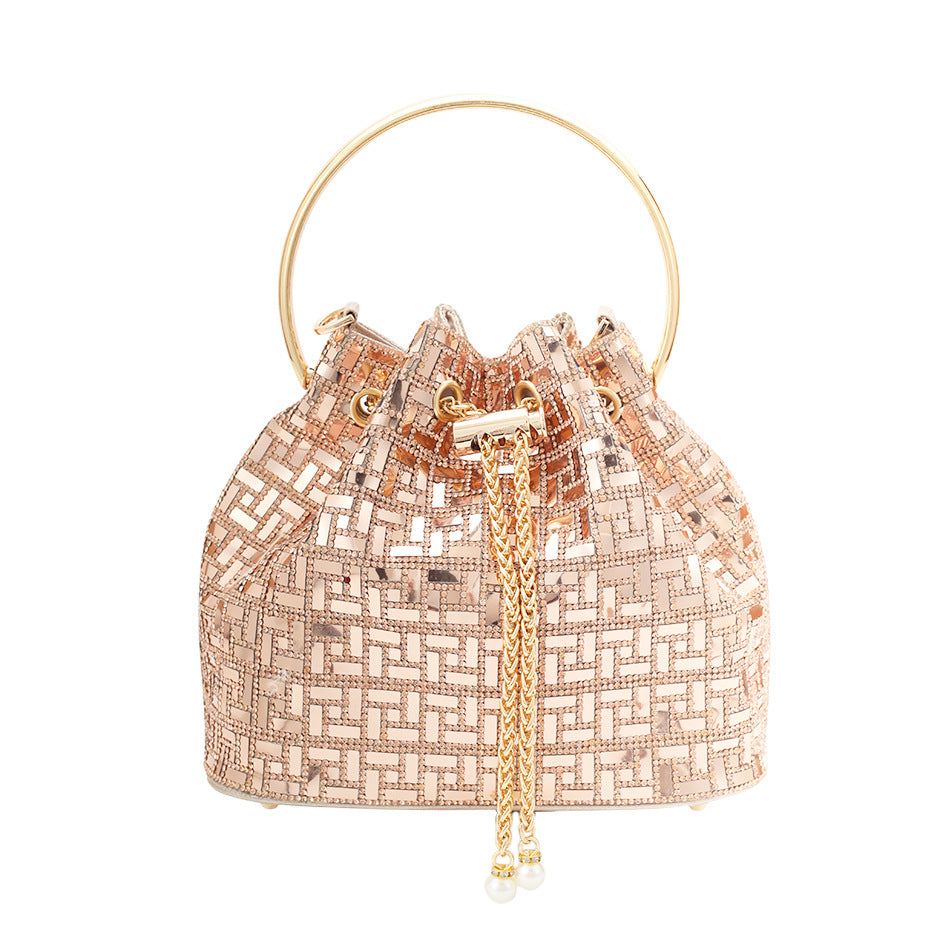 Amara | Mosaic Handbag-Handbag-Urban Devyne-Rose Gold-Urban Devyne