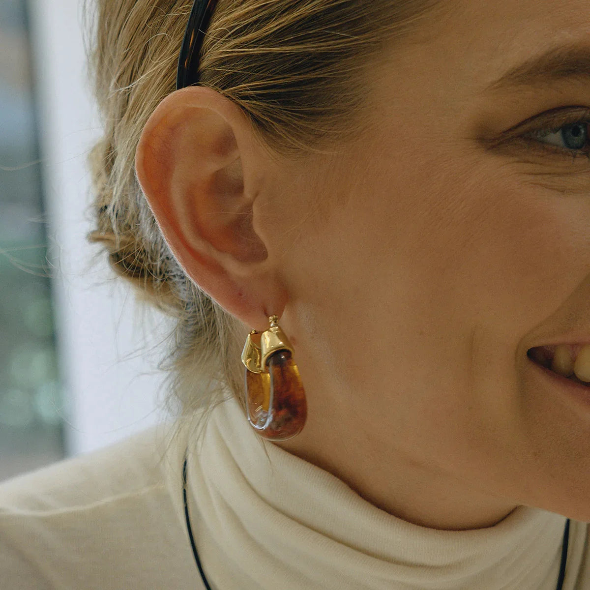 Chunky Enamel Hoops