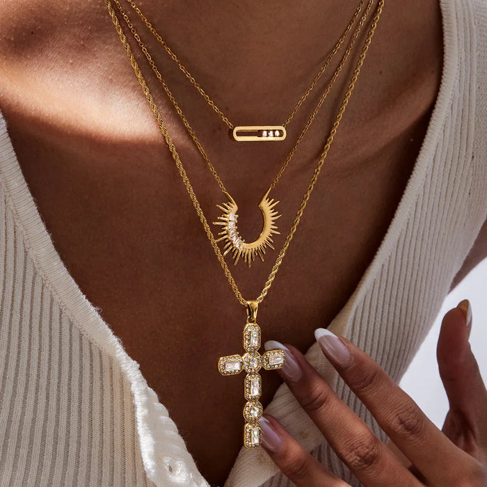 Diamond Cross Necklace