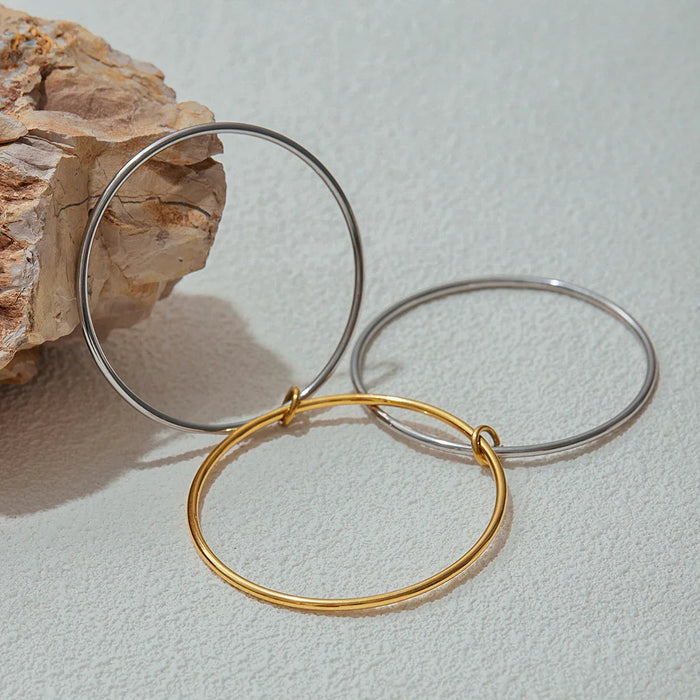 Two Tone Stacked Bracelet