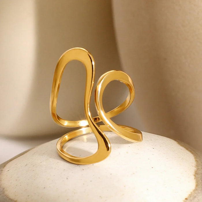 Gold Mosaic Ring