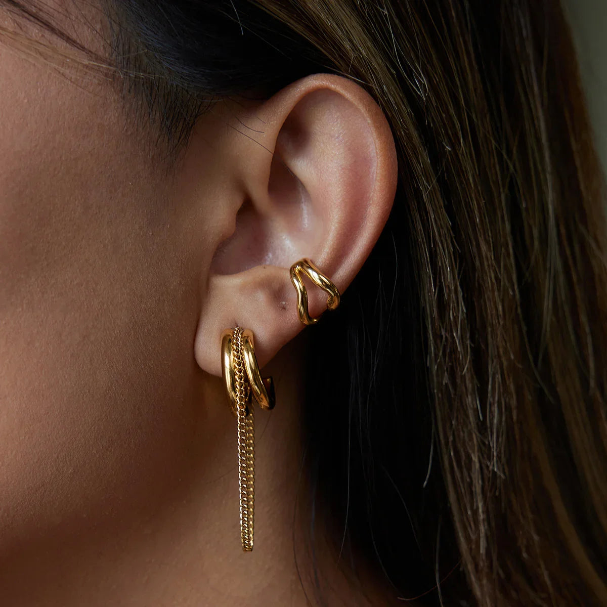 Link Chain Hoops