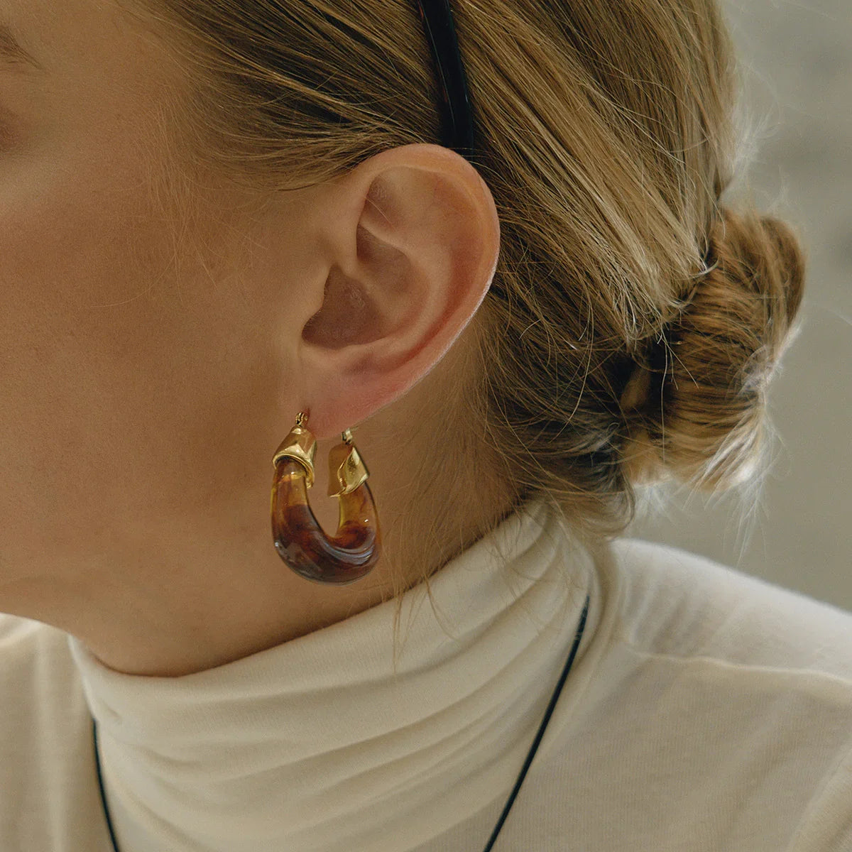 Chunky Enamel Hoops