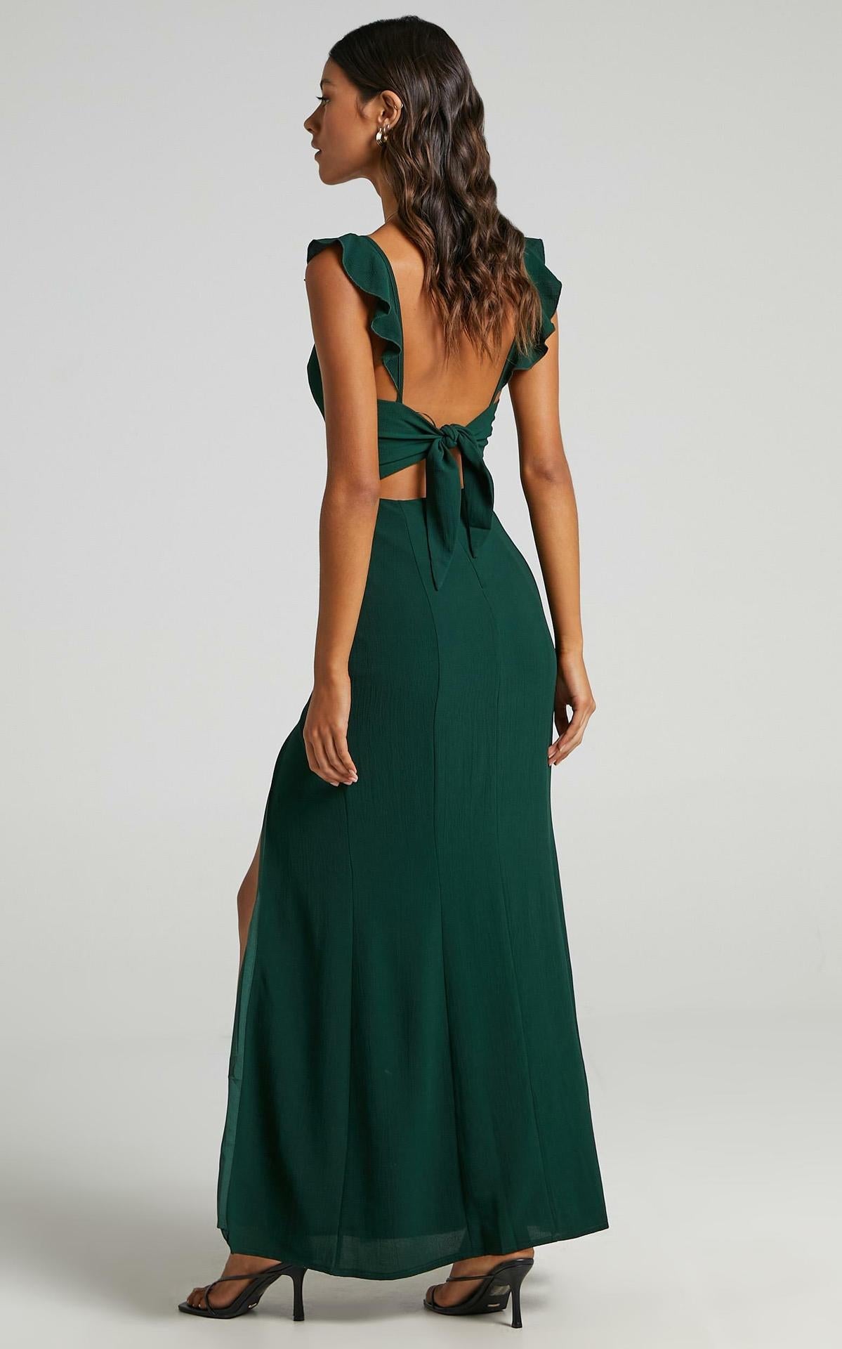 Ciela | Ruffle Strap Maxi Dress