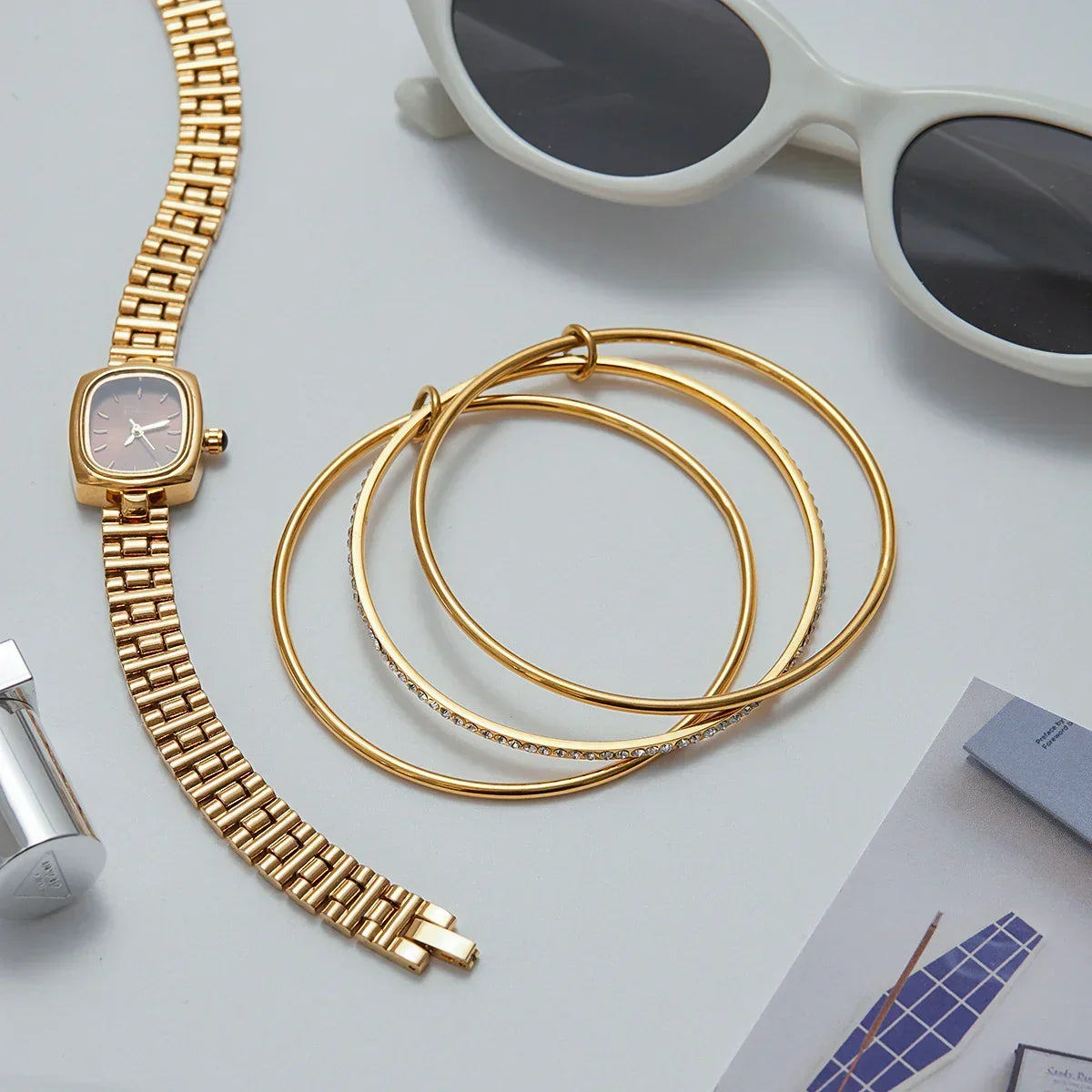 Matilda Stacked Diamond Bracelet