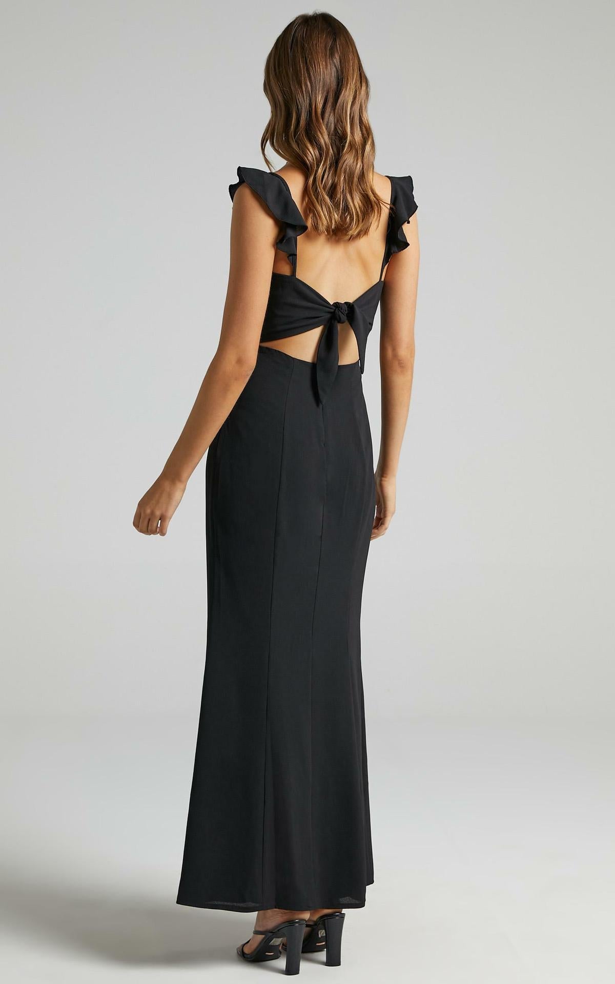 Ciela | Ruffle Strap Maxi Dress