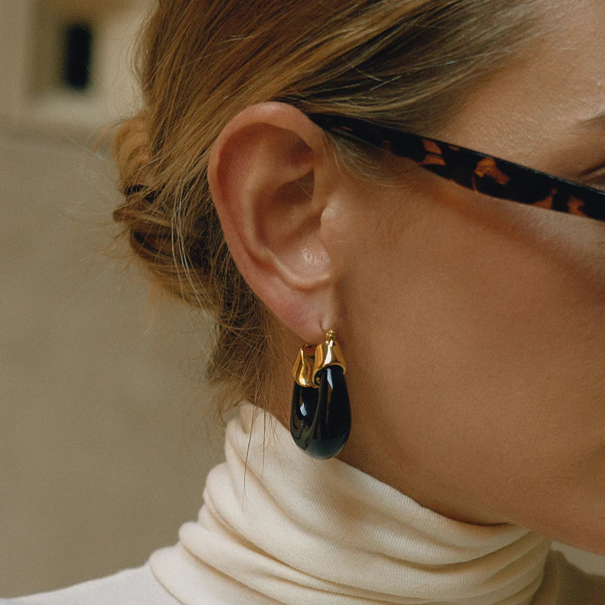 Chunky Enamel Hoops