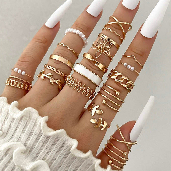 Darcy 22pc Assorted Ring Stack