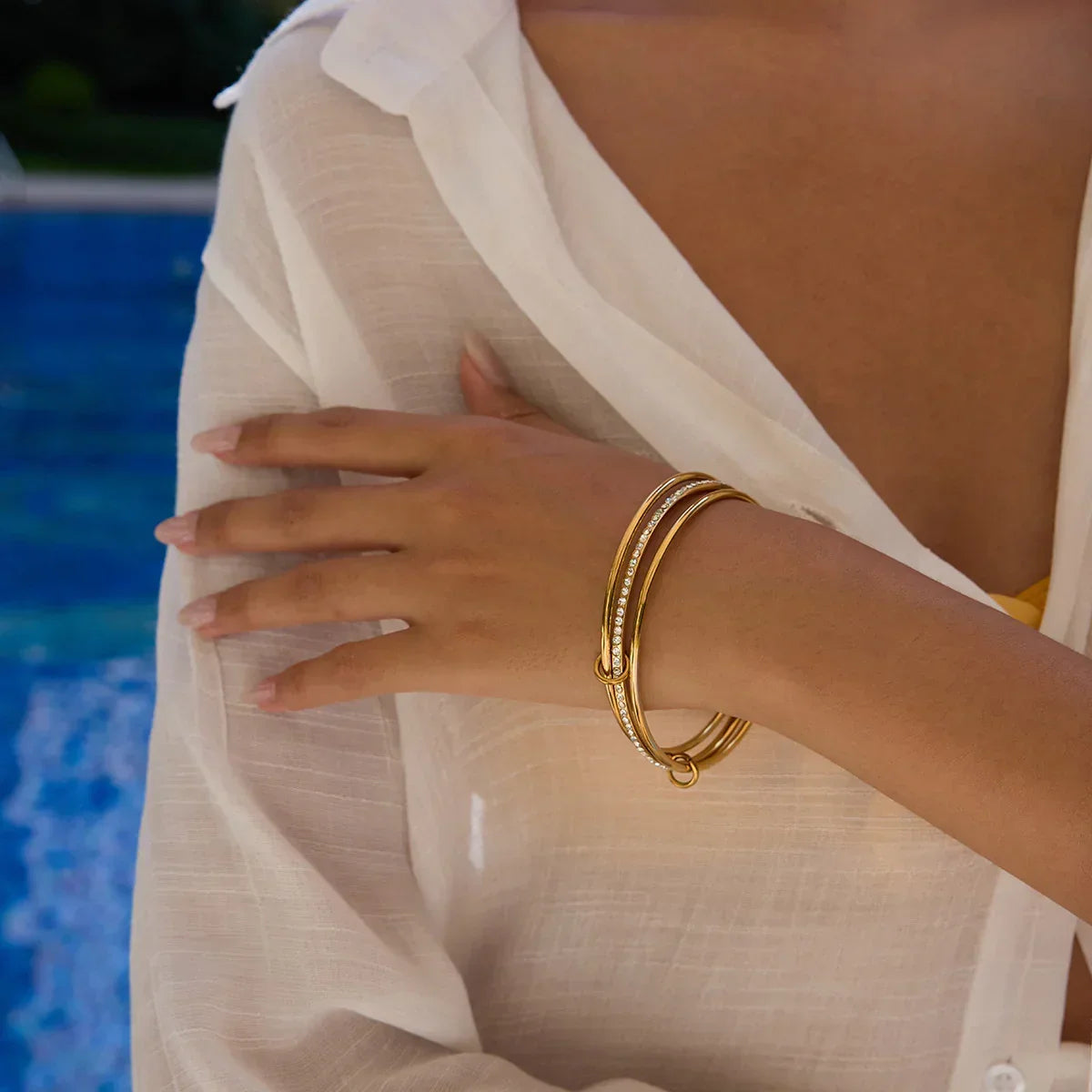 Matilda Stacked Diamond Bracelet