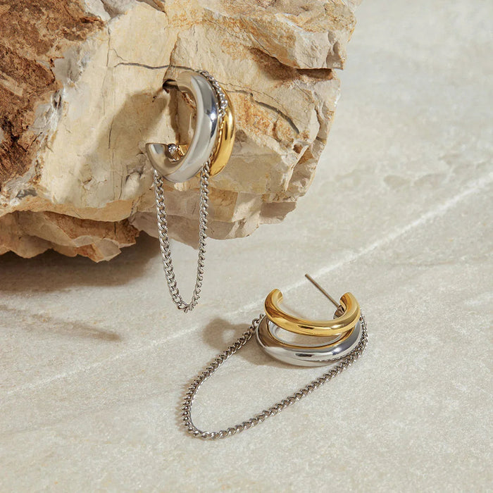 Link Chain Hoops
