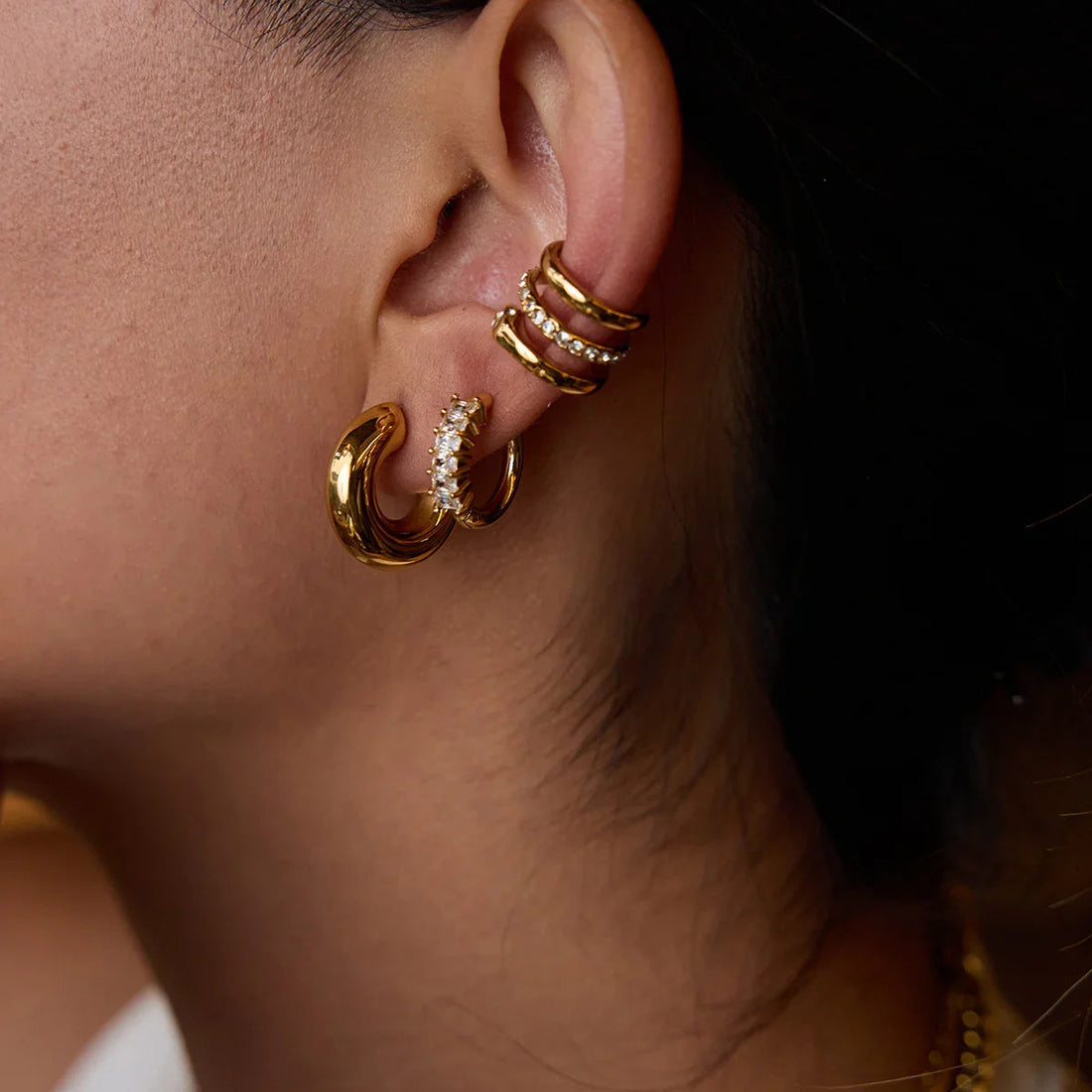 Gold Earrings Bundle Staple