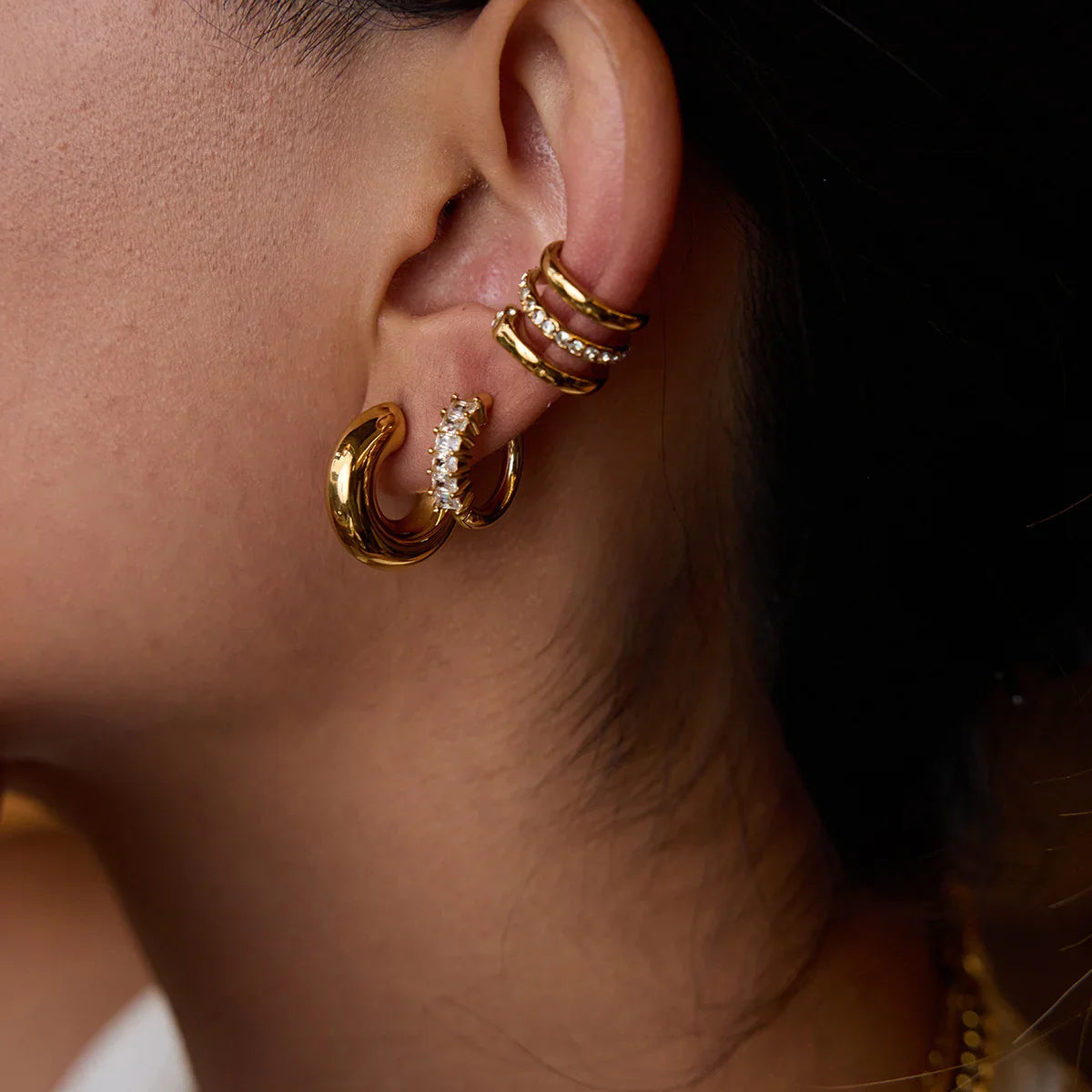 Gold Earrings Bundle Staple