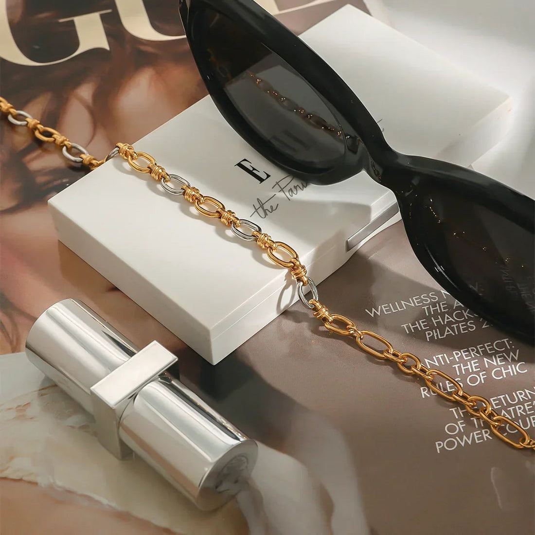 Two Tone Gold Bracelet