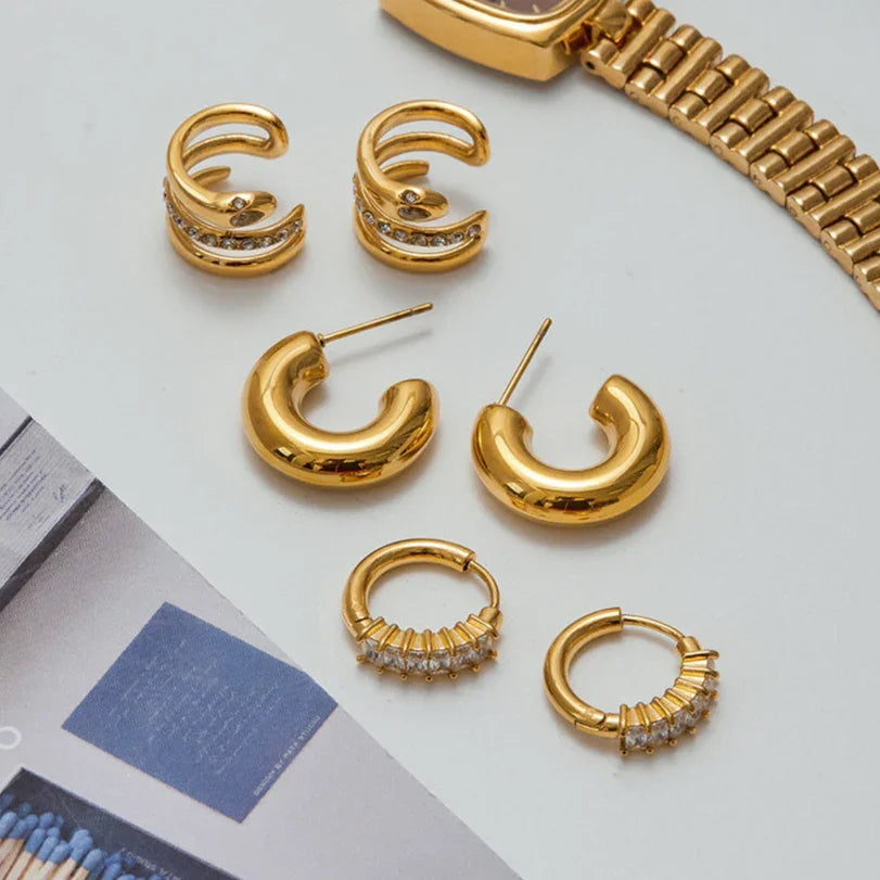 Gold Earrings Bundle Staple
