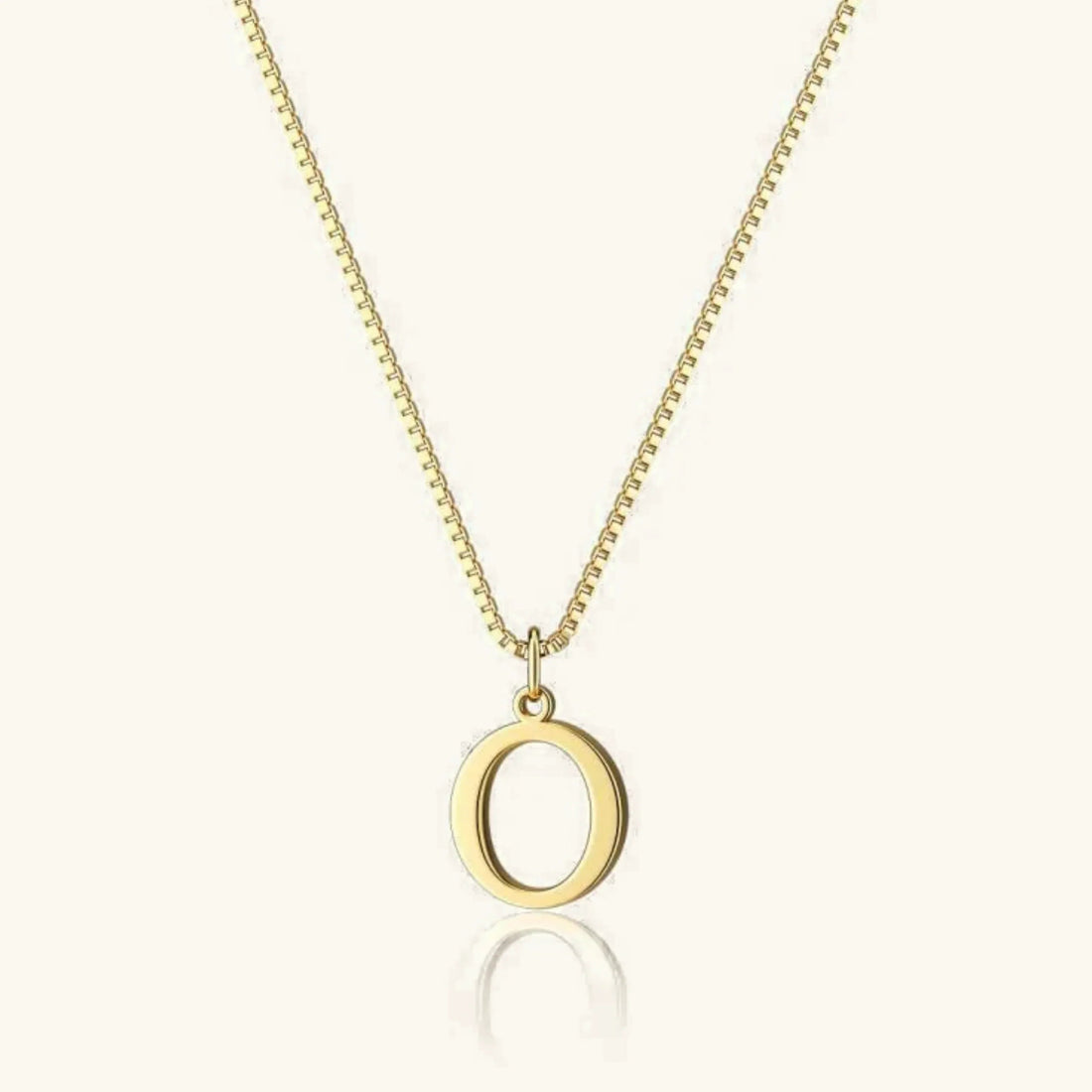 Gold Letter Initial Necklace