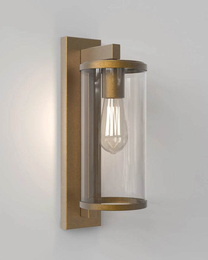 Antique Cylinder Glass Wall Light